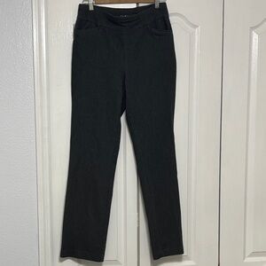 croft & barrow Heathered Charcoal Grey Straight-Leg Ponte Pants